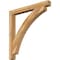 Ekena Millwork Thorton Block Rough Sawn Bracket, Western Red Cedar, 4"W x 42"D x 42"H BKT04X42X42THR05RWR - alternate 1